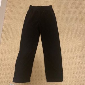 wide leg thick sweatpants